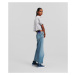 Sukňa Karl Lagerfeld Jeans Klj Denim Maxi Skirt W/Detail Modrá