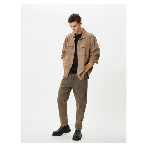 Koton Men's Khaki Jeans