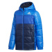 adidas YK J SYNTHETIC Juniorská zimná bunda, modrá, veľkosť