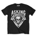 Asking Alexandria tričko Skull Shield Čierna