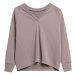 Dámska tréningová mikina 4F SWEATSHIRT F214-82S-LIGHT BROWN