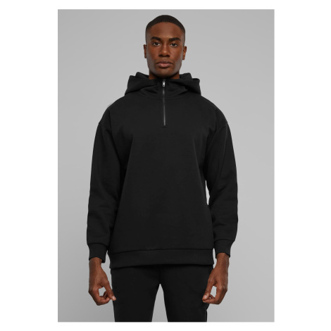 Men's Zipped High Neck Sweatshirt Black