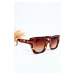 Classic Women's Sunglasses Dark Brown