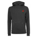 Men's Rose Hoody Sweatshirt - Grey