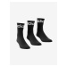 Sada troch párov pánskych ponožiek v čiernej farbe adidas Originals