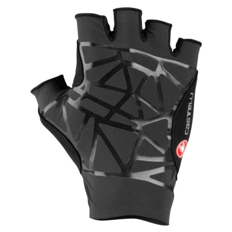 CASTELLI Cyklistické rukavice krátkoprsté - ICON RACE - čierna