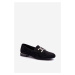 Women's loafers with decoration black Camilena