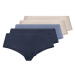 esmara® Dámske bedrové nohavičky, 5 kusov (navy modrá/modrá/béžová)
