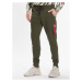 Alpha Industries Džínsy X-Fit Slim Cargo Pant Zelená Regular Fit