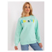 Women's mint hoodie