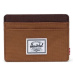 Herschel  Charlie Eco Cardholder - Rubber/Chicory Coffee  Peňaženky Hnedá