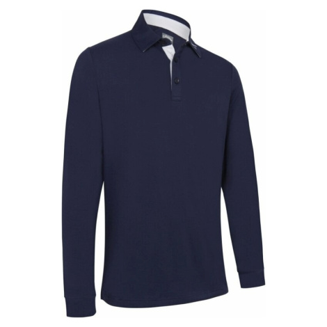 Callaway Mens Long Sleeve Performance Polo Peacoat Polo košeľa