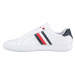 Tommy Hilfiger ESSENTIAL LEATHER CUPSOLE Pánska voľnočasová obuv, biela, veľkosť