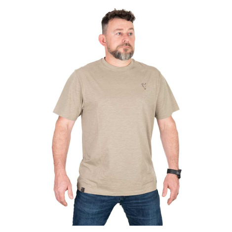 Fox tričko lw khaki large print t-shirt