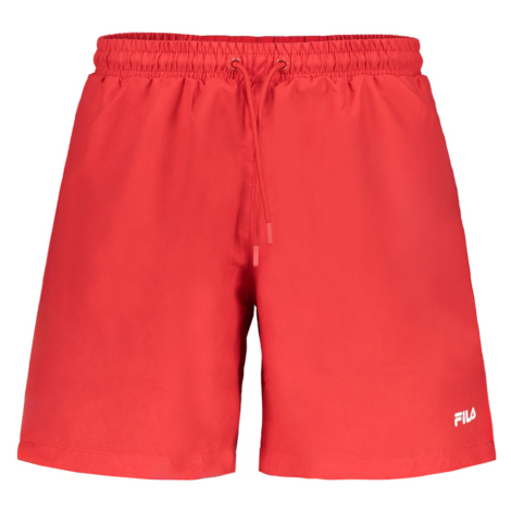 Červené pánske kúpacie kraťasy FILA