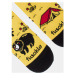 Žlté vzorované členkové ponožky Fusakle Kemping