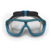 Plavecké okuliare Swimdow číre sklá jednotná veľkosť modro-čierne