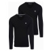 Ombre Men's V-NECK longsleeve set - mix 2