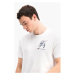 Champion Street Sports Graphic T-Shirt-M biele 214346_S20_WW001-M