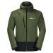 TMAVOZELENÁ PÁNSKA HARDSHELLOVÁ BUNDA JACK WOLFSKIN EAGLE PEAK 2L JKT M 1112993-4129