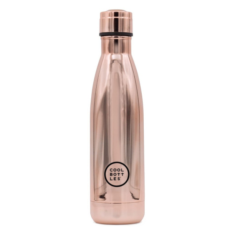 Cool Bottles Nerezová termolahev Chrome dvouvrstvá 500 ml - růžová