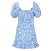 Dorothy Perkins Petite Letné šaty  svetlomodrá / biela