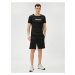 Koton Short Sports Shorts Double Layered with a lace-up waist with pocket.