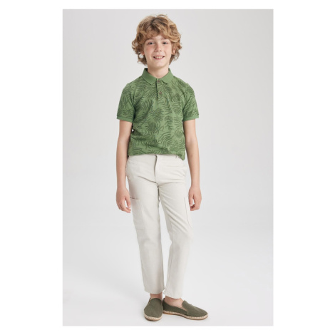 DEFACTO Boy's Standard Leg Linen Look Trousers