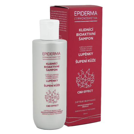 EPIDERMA Bioaktívny CBD šampón pri Lupienke 200 ml