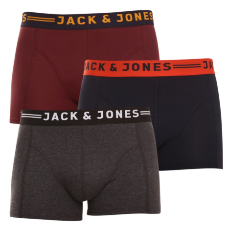 3PACK pánske boxerky Jack and Jones viacfarebné (12113943) Jack & Jones