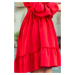 Červené šaty CLAUDIA 265-4