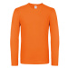 B&amp;C Pánske tričko s dlhým rukávom TU05T Orange