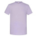 Lavender Men's Combed Cotton T-shirt Iconic Sleeve Fruit of the Loom