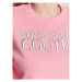 Versace Jeans Couture Mikina Logo 73HAIT01 Ružová Regular Fit