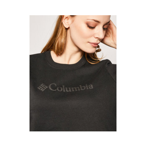 Columbia Mikina Logo Crew AL1555 Čierna Regular Fit