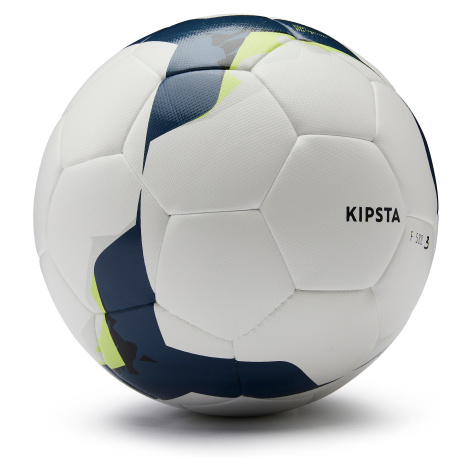 Futbalová lopta F500 Hybride veľkosť 3 bielo-žltá KIPSTA