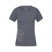 Women's cotton T-shirt Hannah ZOEY II asphalt