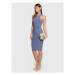 Guess Úpletové šaty Janice W3RK28 Z2YJ2 Modrá Slim Fit
