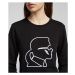 Mikina Karl Lagerfeld Karl Lighting Bolt Sweatshirt Čierna