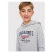 Jack&Jones Junior Mikina Logo 12212287 Sivá Regular Fit