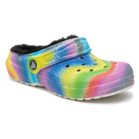 Crocs Šľapky Classic Lined Spray Dye Clog K 208081 Farebná