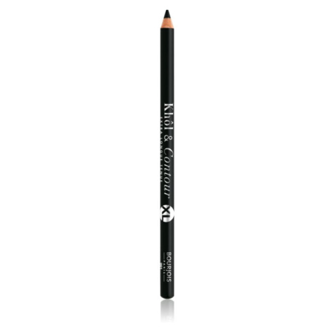 Bourjois Khôl & Contour XL dlhotrvajúca ceruzka na oči odtieň 001 Noir-issime