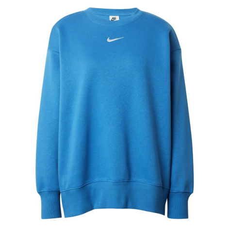 Nike Sportswear Mikina 'PHOENIX FLEECE'  nebesky modrá / biela