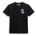 Pánske tričko s krátkym rukávom VANS OFF THE WALL STACKED TYPED SS TEE-BLACK