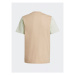 Adidas Tričko Colorblock T-Shirt HK9815 Béžová Regular Fit