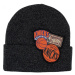 Pánska / juniorská čiapka New York NBA Logo HCFK4341 Tmavo šedá s čiernym vzorom oranžová - Mitc
