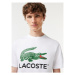 Lacoste Tričko TH1285 Biela Regular Fit