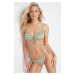 Trendyol Ethnic Patterned Bralet V Accessory Regular Bikini Set