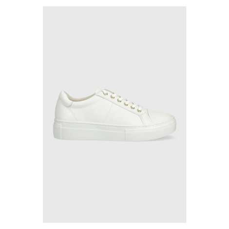 Kožené tenisky Vagabond Shoemakers ZOE PLATFORM biela farba, 5327.501.01