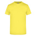 James&amp;Nicholson Unisex tričko JN002 Yellow